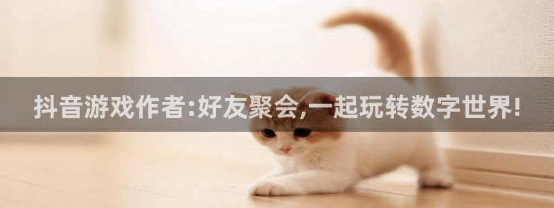 新宝GG官网注册方法是什么意思：抖音游戏作者:好友聚会,一起玩转数字世界!